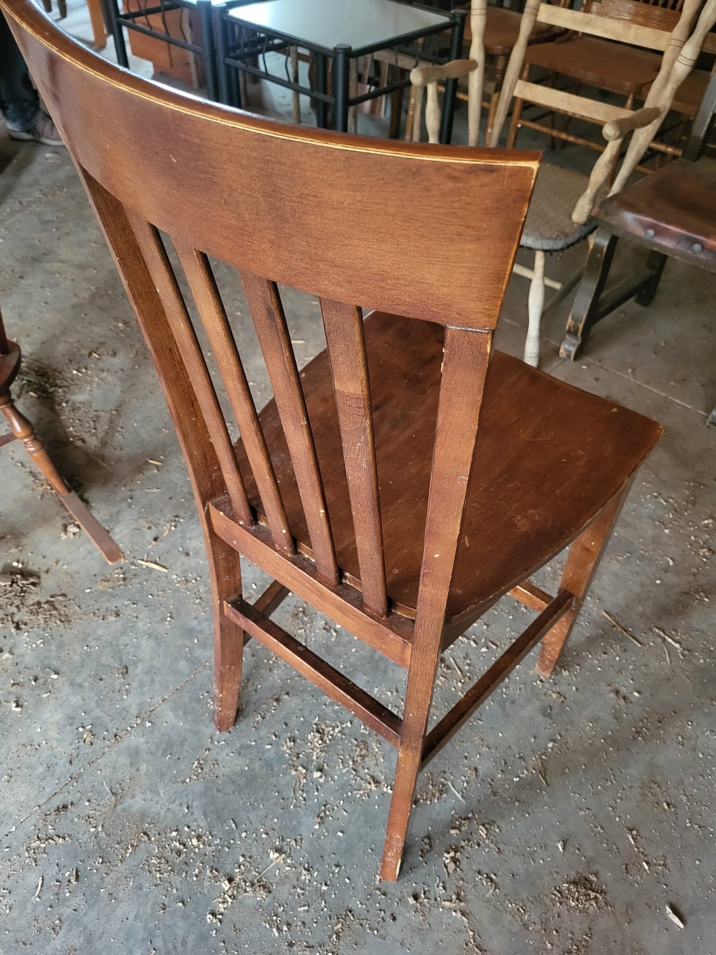 Antique Straight Back Chairs