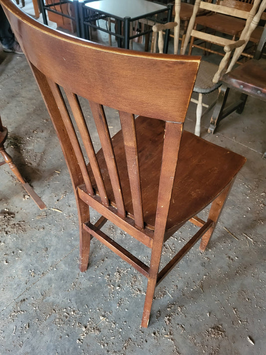 Antique Straight Back Chairs