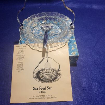 3pc Sea Food Set - Vintage (1970's I think)