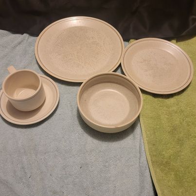 (Set of 9) Tableware by Lenox - Silhouette Collection